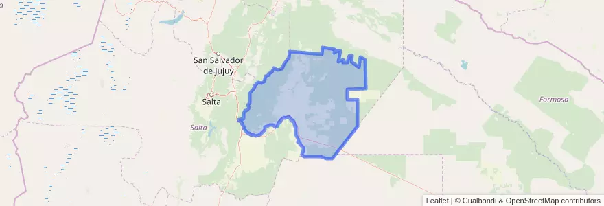 Mapa de ubicacion de Anta.