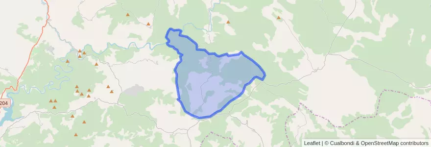Mapa de ubicacion de Arbeteta.