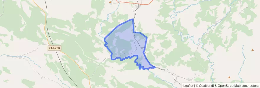 Mapa de ubicacion de Arguisuelas.