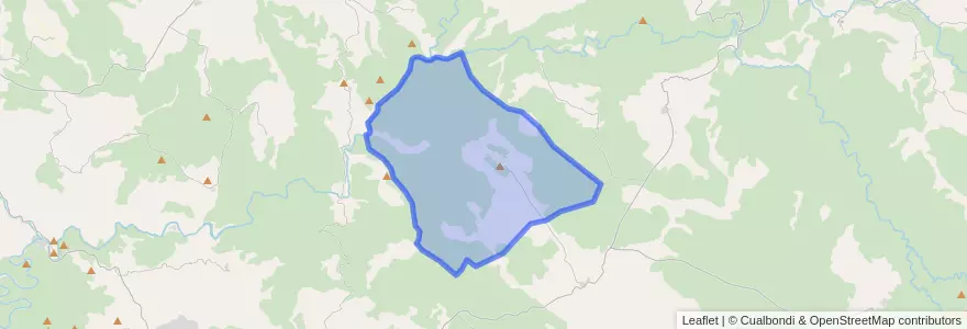 Mapa de ubicacion de Armallones.