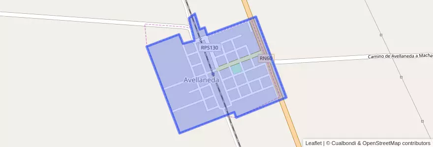 Mapa de ubicacion de Avellaneda.