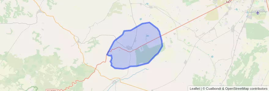 Mapa de ubicacion de Balazote.