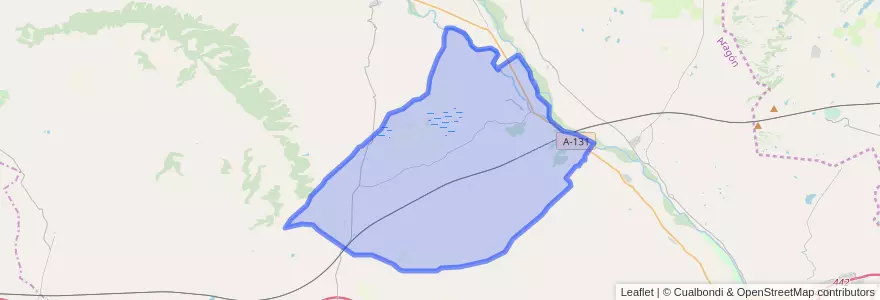 Mapa de ubicacion de Ballobar.