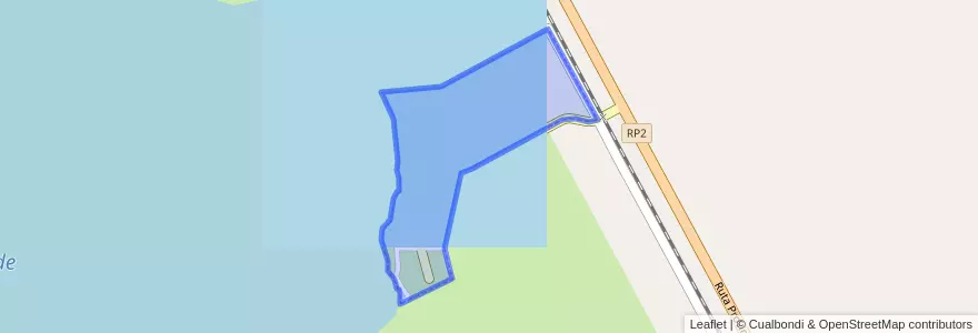 Mapa de ubicacion de Balneario Laguna Verde.