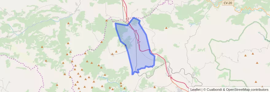 Mapa de ubicacion de Barracas.