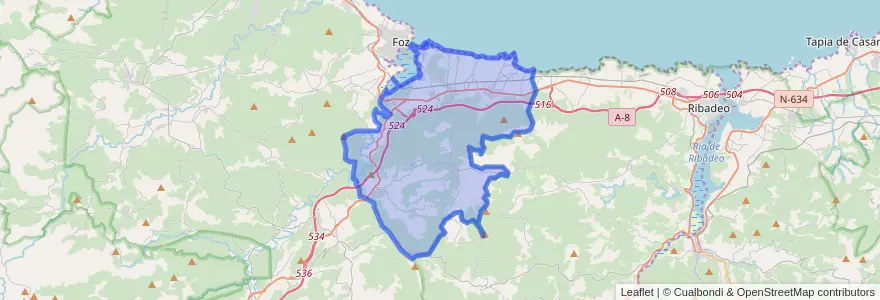 Mapa de ubicacion de Barreiros.