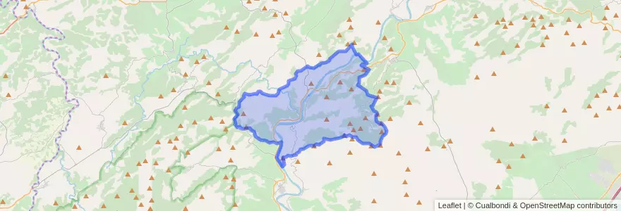 Mapa de ubicacion de Benifallet.