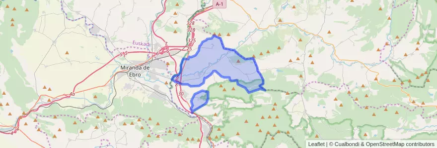 Mapa de ubicacion de Berantevilla.