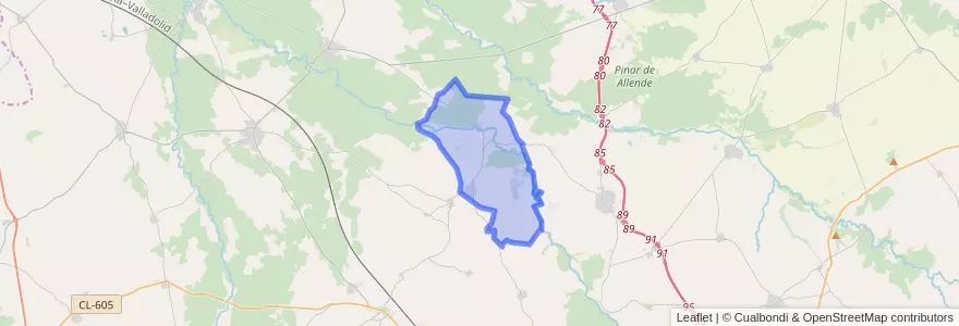 Mapa de ubicacion de Bernardos.