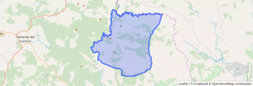 Mapa de ubicacion de Berrocal.