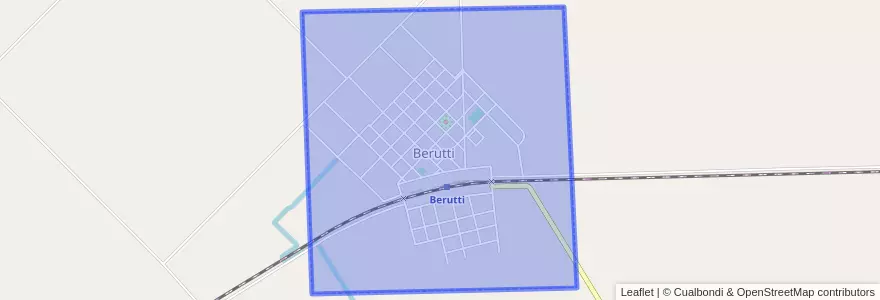 Mapa de ubicacion de Beruti.