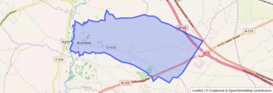 Mapa de ubicacion de Bisimbre.