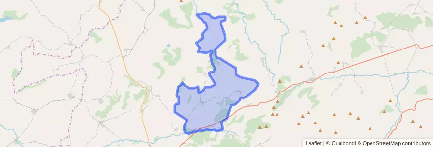 Mapa de ubicacion de Bonilla de la Sierra.