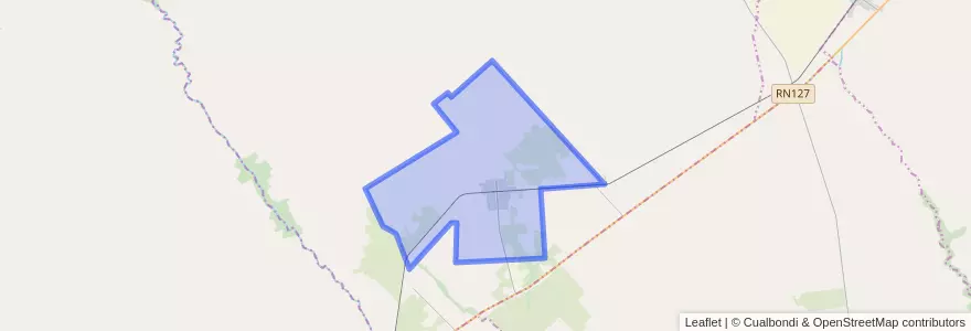 Mapa de ubicacion de Bovril.