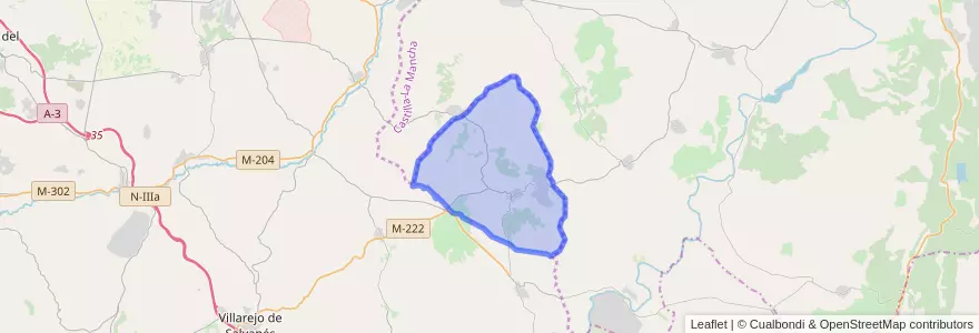 Mapa de ubicacion de Brea de Tajo.