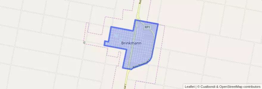 Mapa de ubicacion de Brickmann.