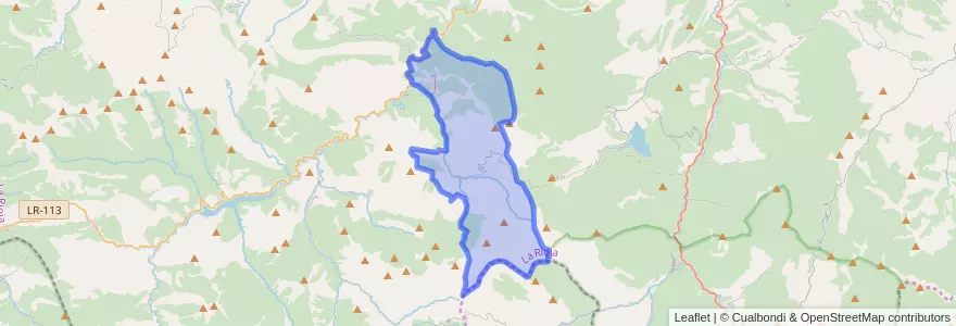 Mapa de ubicacion de Brieva de Cameros.
