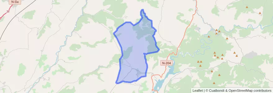 Mapa de ubicacion de Budia.