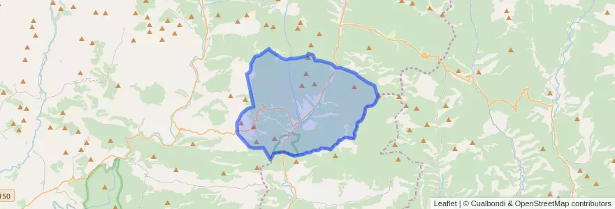 Mapa de ubicacion de Burgui/Burgi.