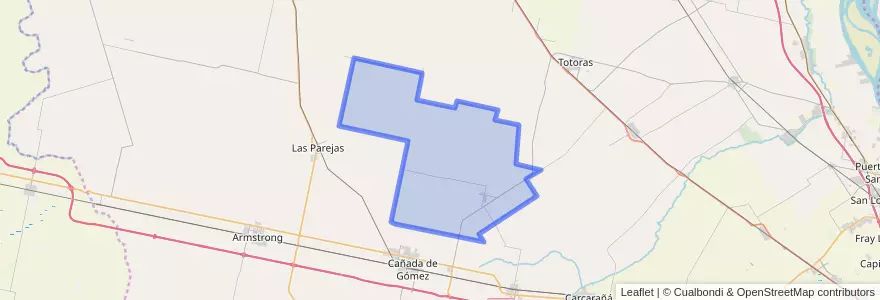 Mapa de ubicacion de Municipio de Bustinza.