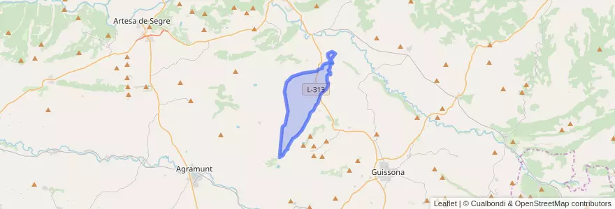 Mapa de ubicacion de Cabanabona.