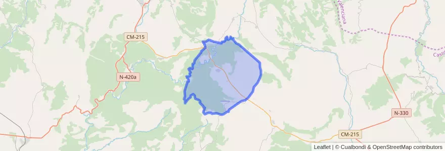 Mapa de ubicacion de Campillos-Paravientos.