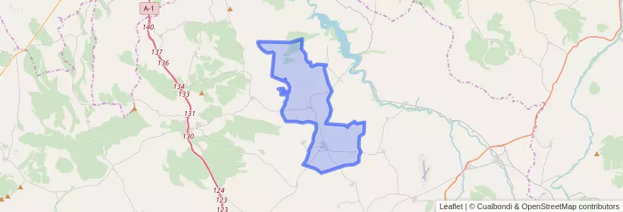 Mapa de ubicacion de Campo de San Pedro.