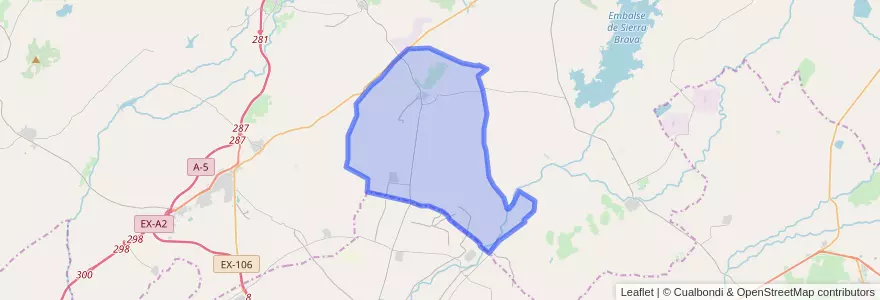 Mapa de ubicacion de Campo Lugar.