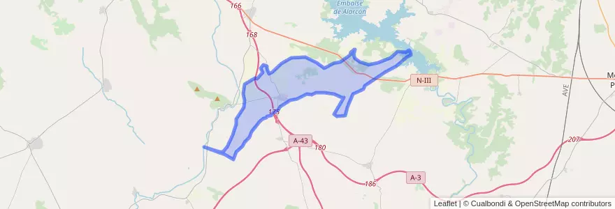 Mapa de ubicacion de Cañada Juncosa.