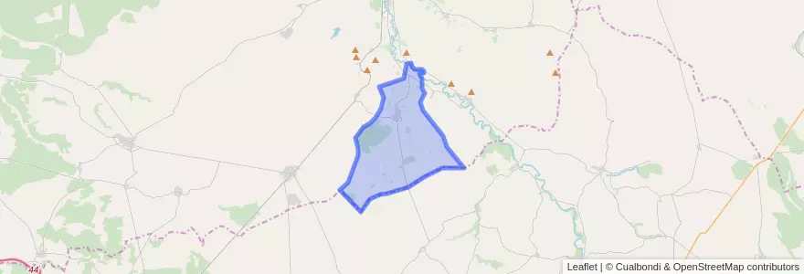 Mapa de ubicacion de Canalejas de Peñafiel.