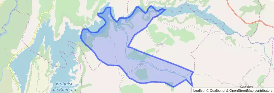 Mapa de ubicacion de Cañaveruelas.
