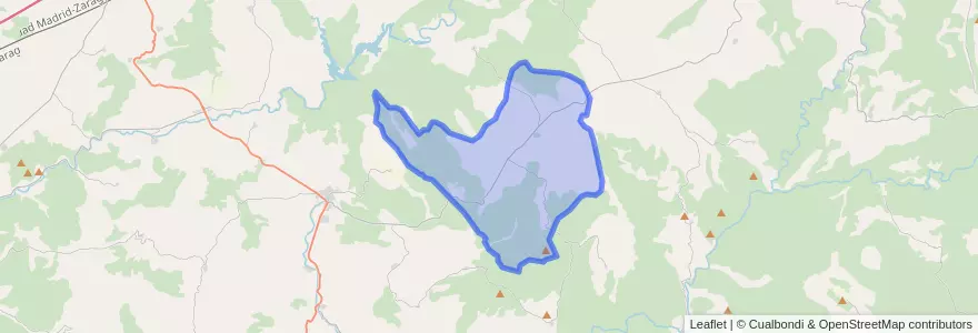 Mapa de ubicacion de Canredondo.