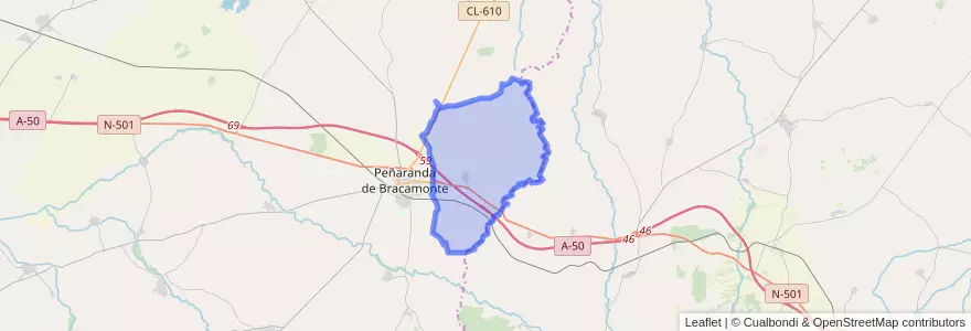 Mapa de ubicacion de Cantaracillo.