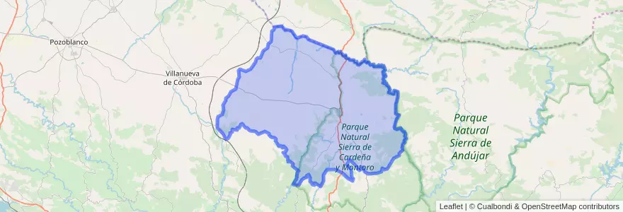 Mapa de ubicacion de Cardeña.