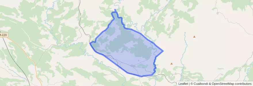 Mapa de ubicacion de Cardenete.