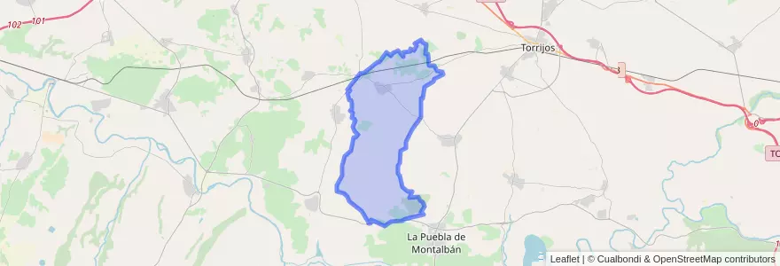 Mapa de ubicacion de Carmena.