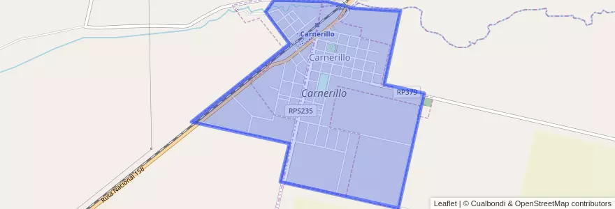 Mapa de ubicacion de Carnerillo.