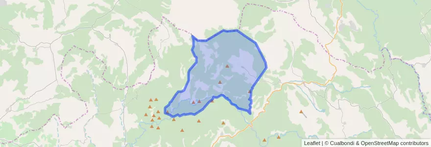 Mapa de ubicacion de Carrascosa.