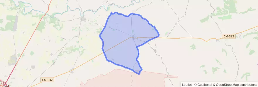 Mapa de ubicacion de Casas de Juan Núñez.