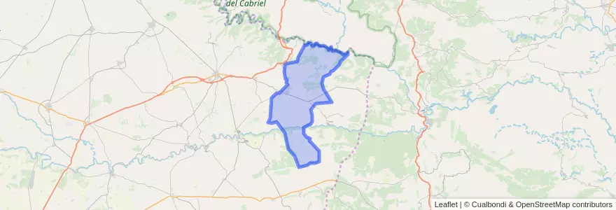 Mapa de ubicacion de Casas de Ves.