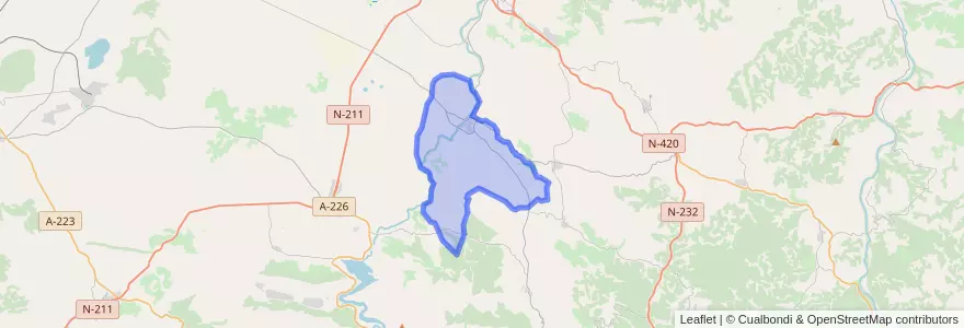 Mapa de ubicacion de Castelserás.