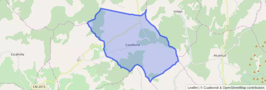 Mapa de ubicacion de Castilforte.