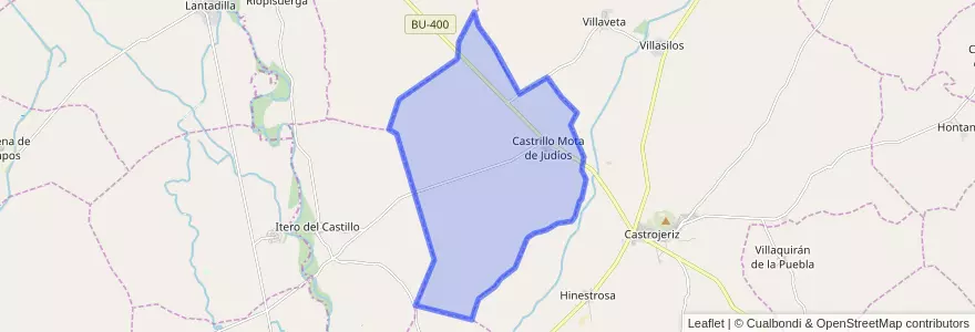 Mapa de ubicacion de Castrillo Mota de Judíos.