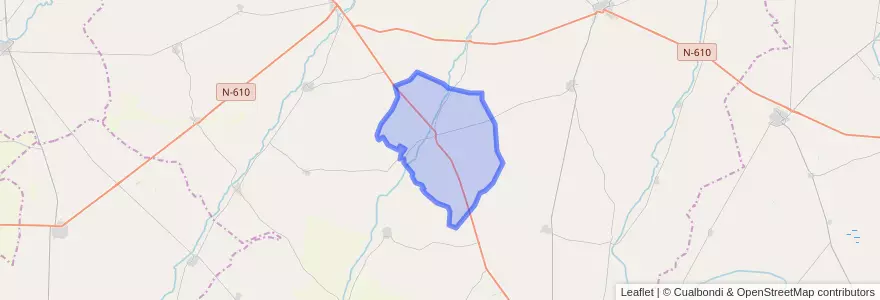 Mapa de ubicacion de Ceinos de Campos.