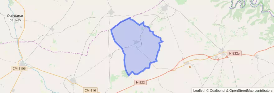 Mapa de ubicacion de Cenizate.