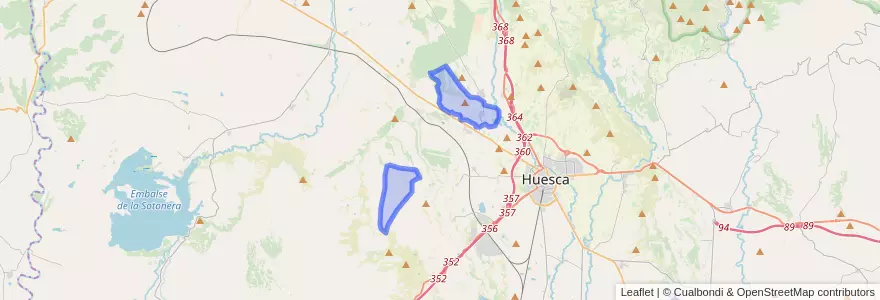 Mapa de ubicacion de Chimillas.