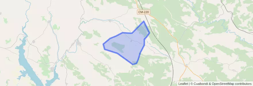 Mapa de ubicacion de Chumillas.