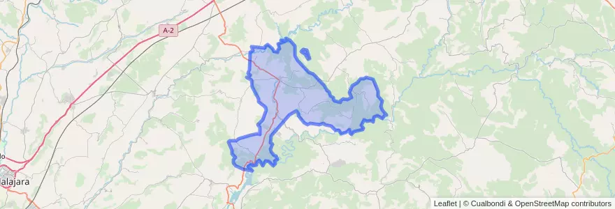 Mapa de ubicacion de Cifuentes.