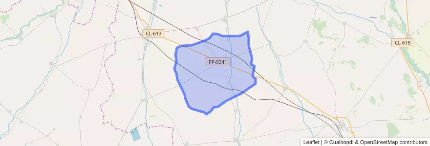Mapa de ubicacion de Cisneros.