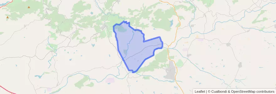 Mapa de ubicacion de Collado de la Vera.